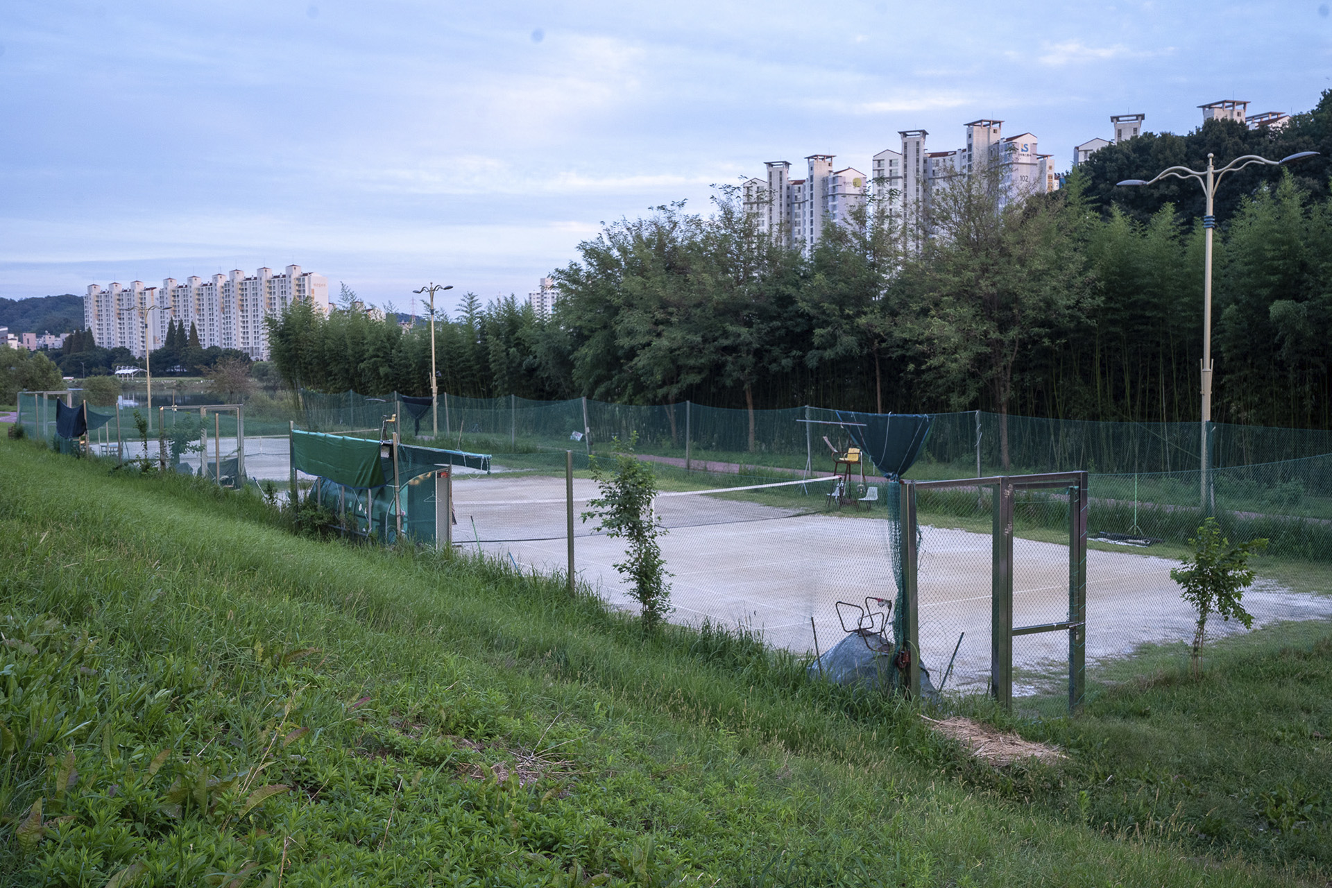 진주시 남강 고수부지