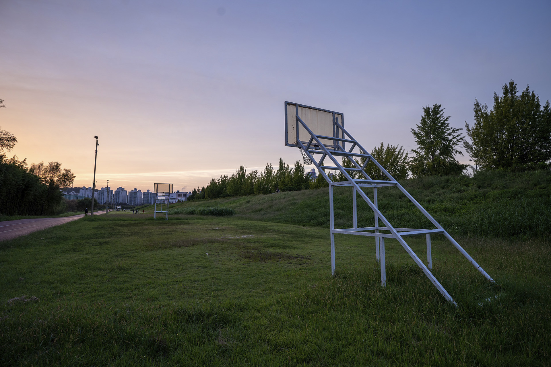 진주시 남강 고수부지
