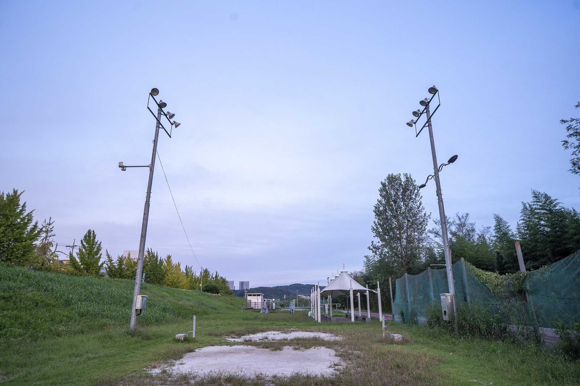 진주시 남강 고수부지