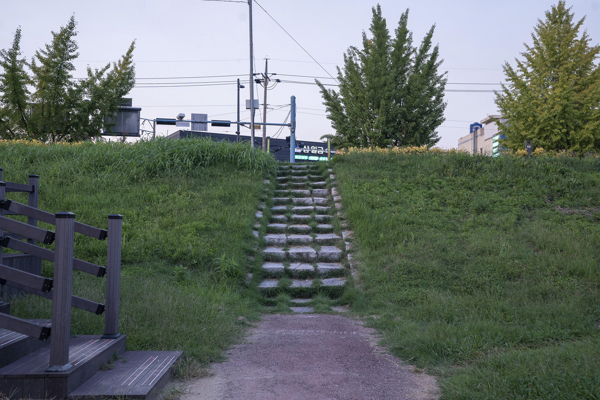 진주시 남강 고수부지