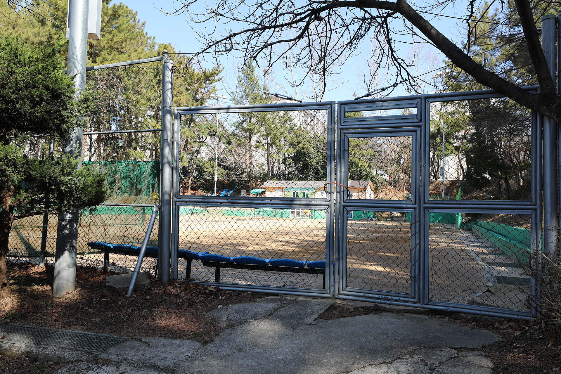 용지호수공원 정구장