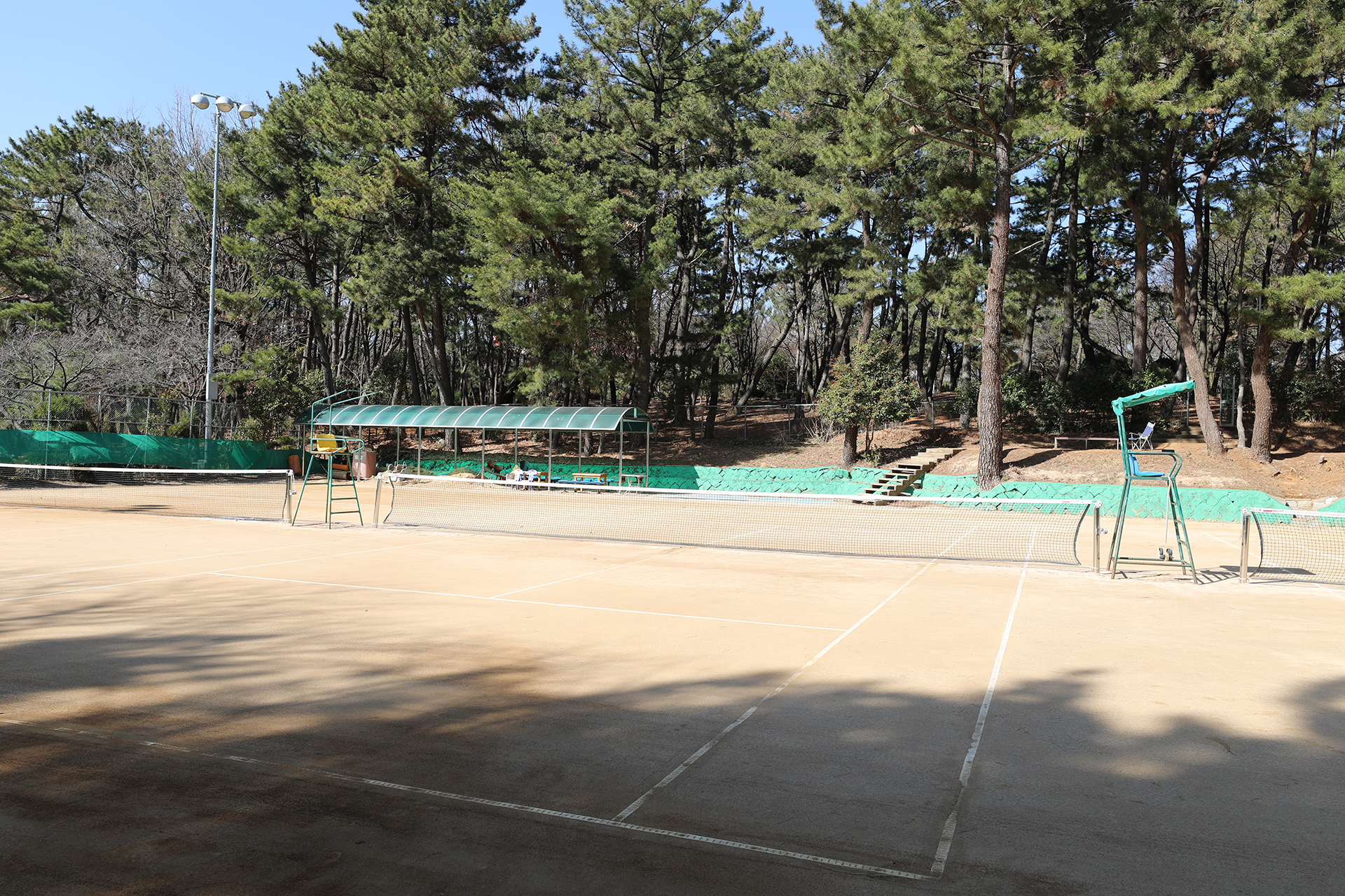 용지호수공원 정구장