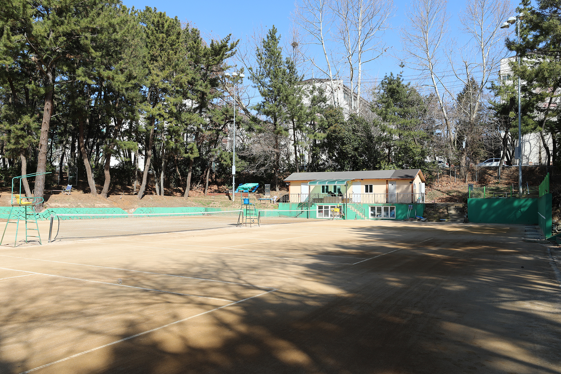 용지호수공원 정구장