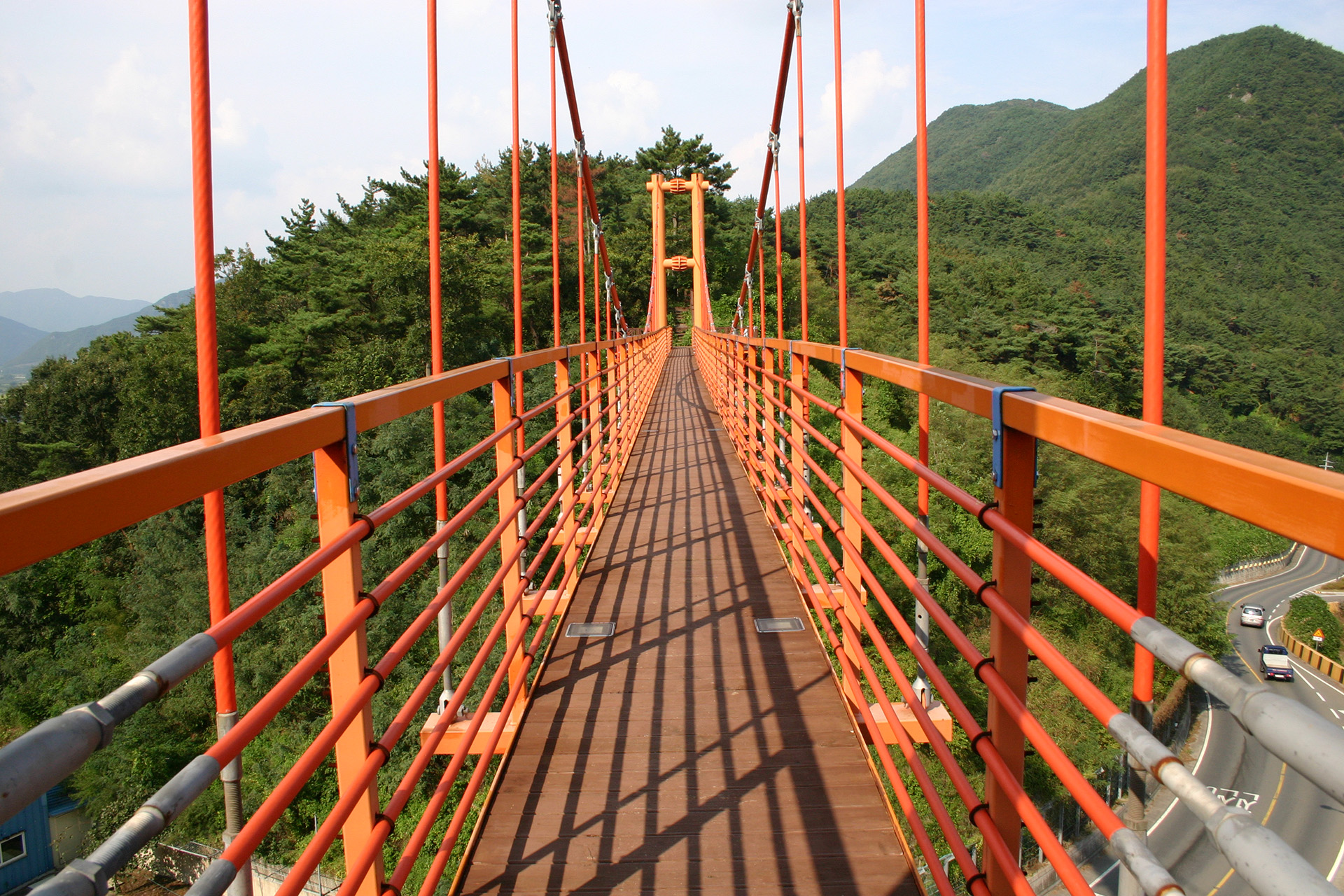 마금산 온천 구름다리