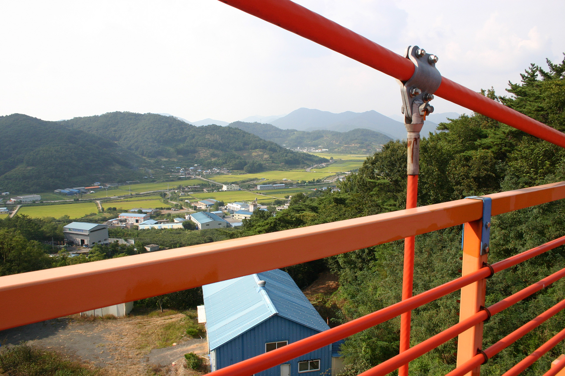 마금산 온천 구름다리