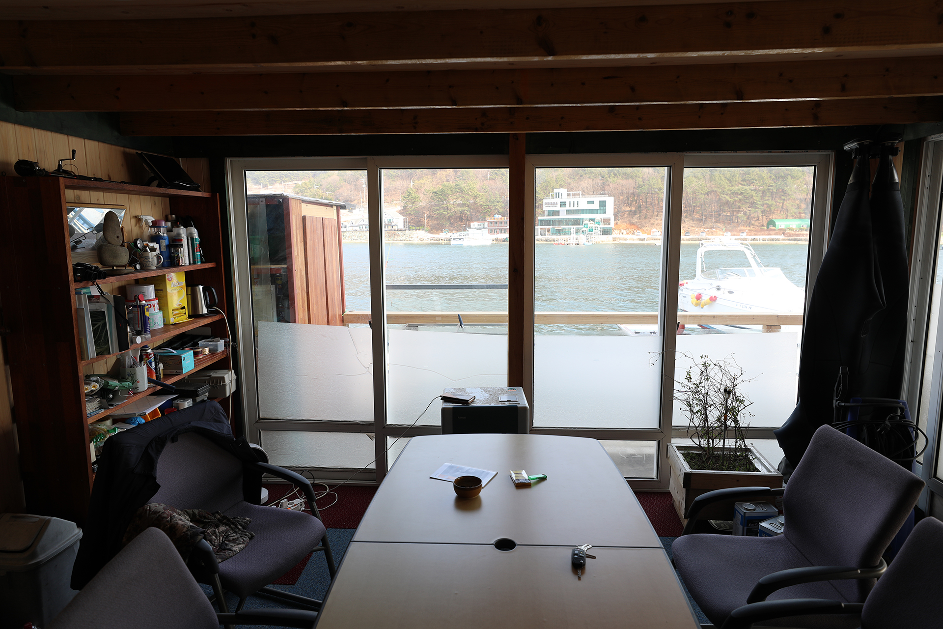 경남해양캠프 요트보트 계류장