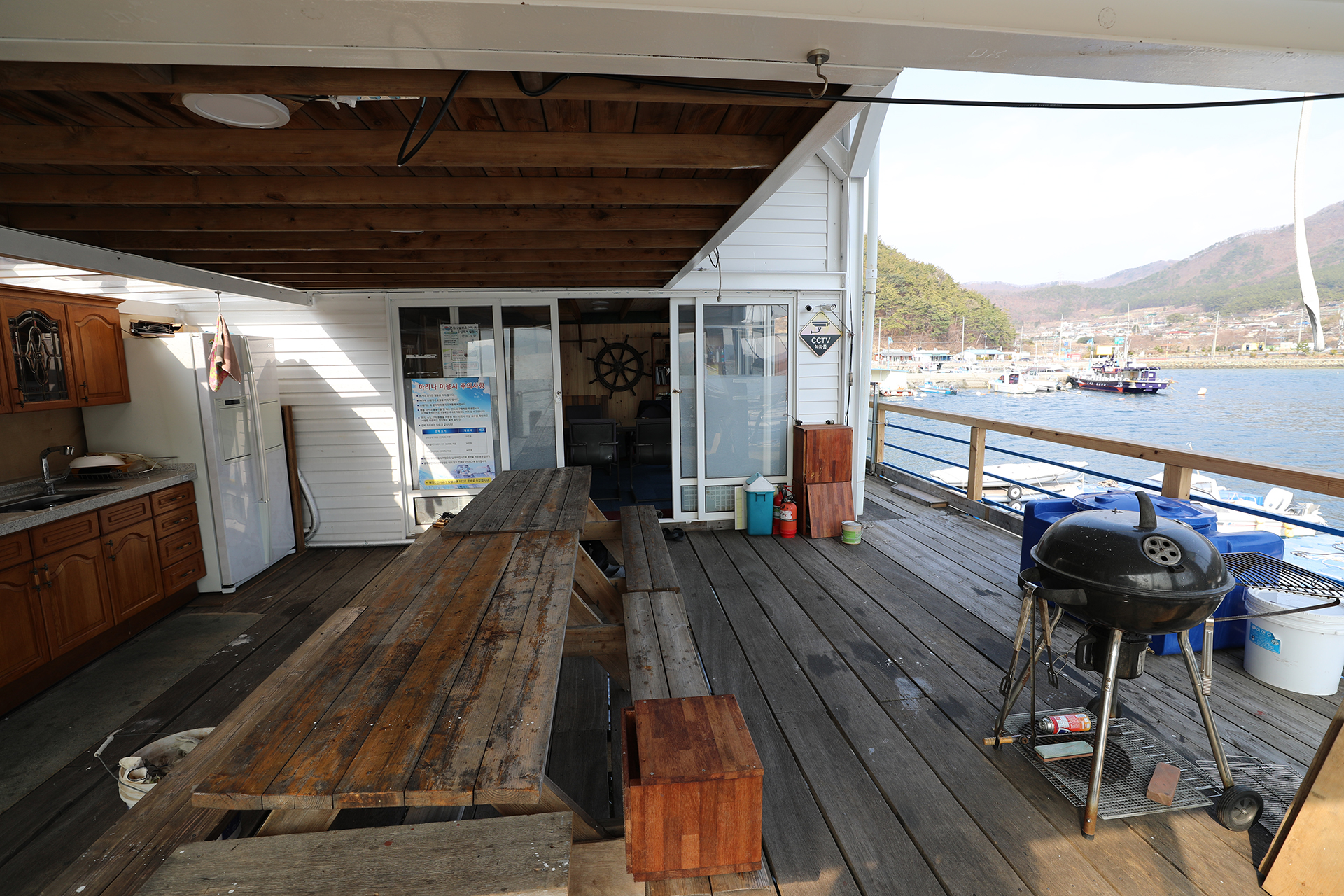 경남해양캠프 요트보트 계류장