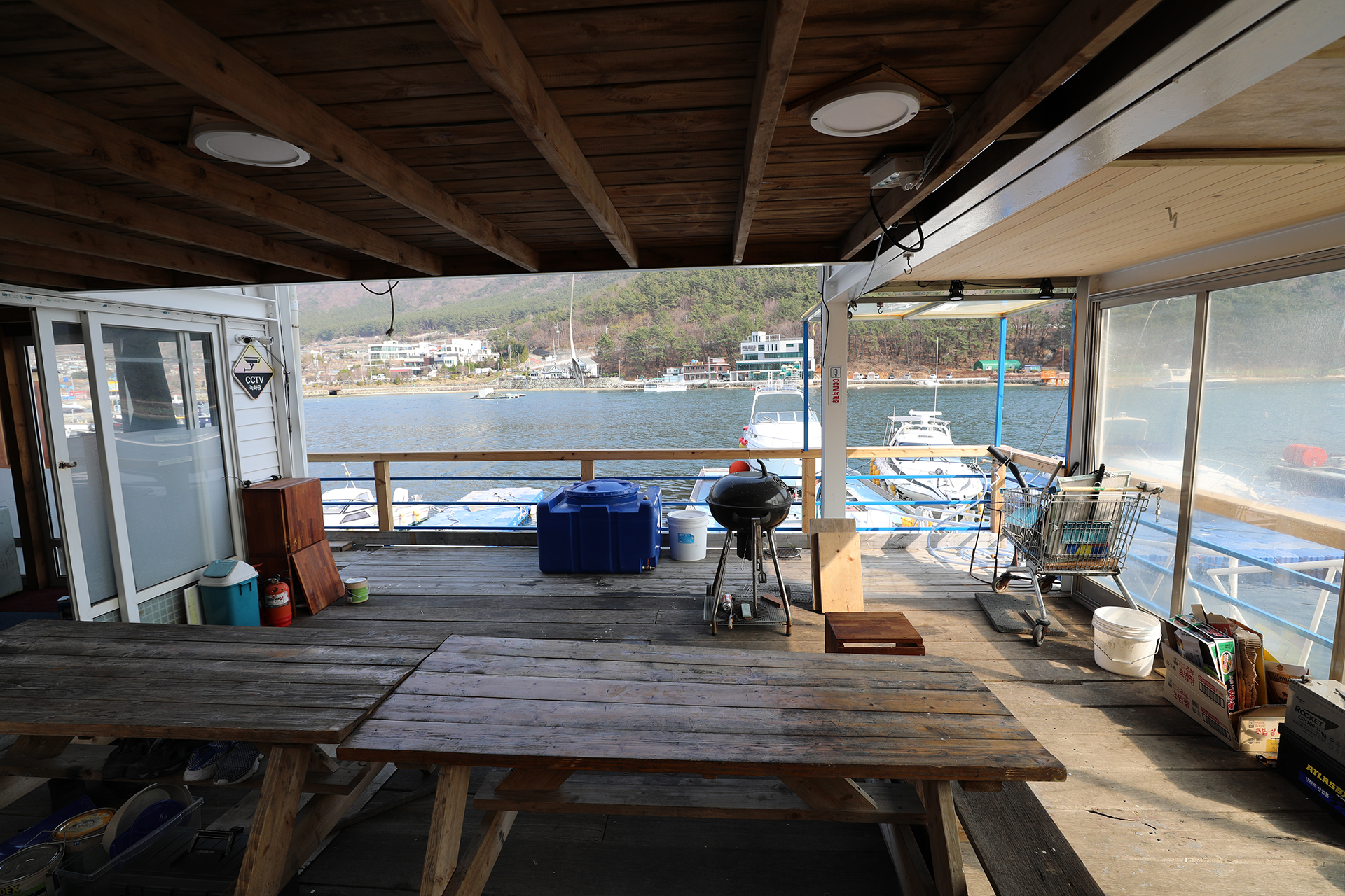 경남해양캠프 요트보트 계류장