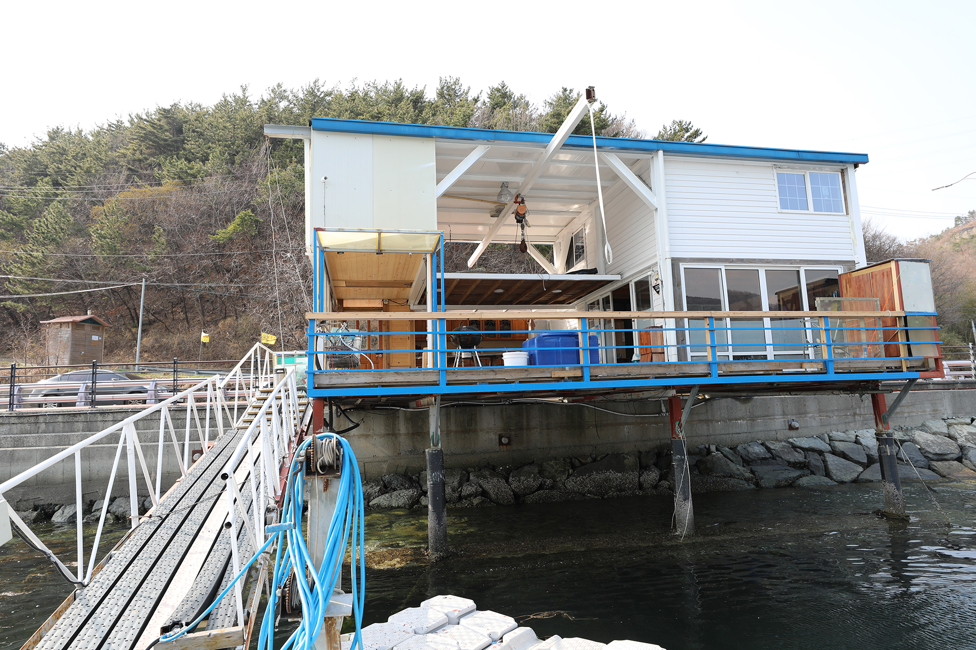 경남해양캠프 요트보트 계류장