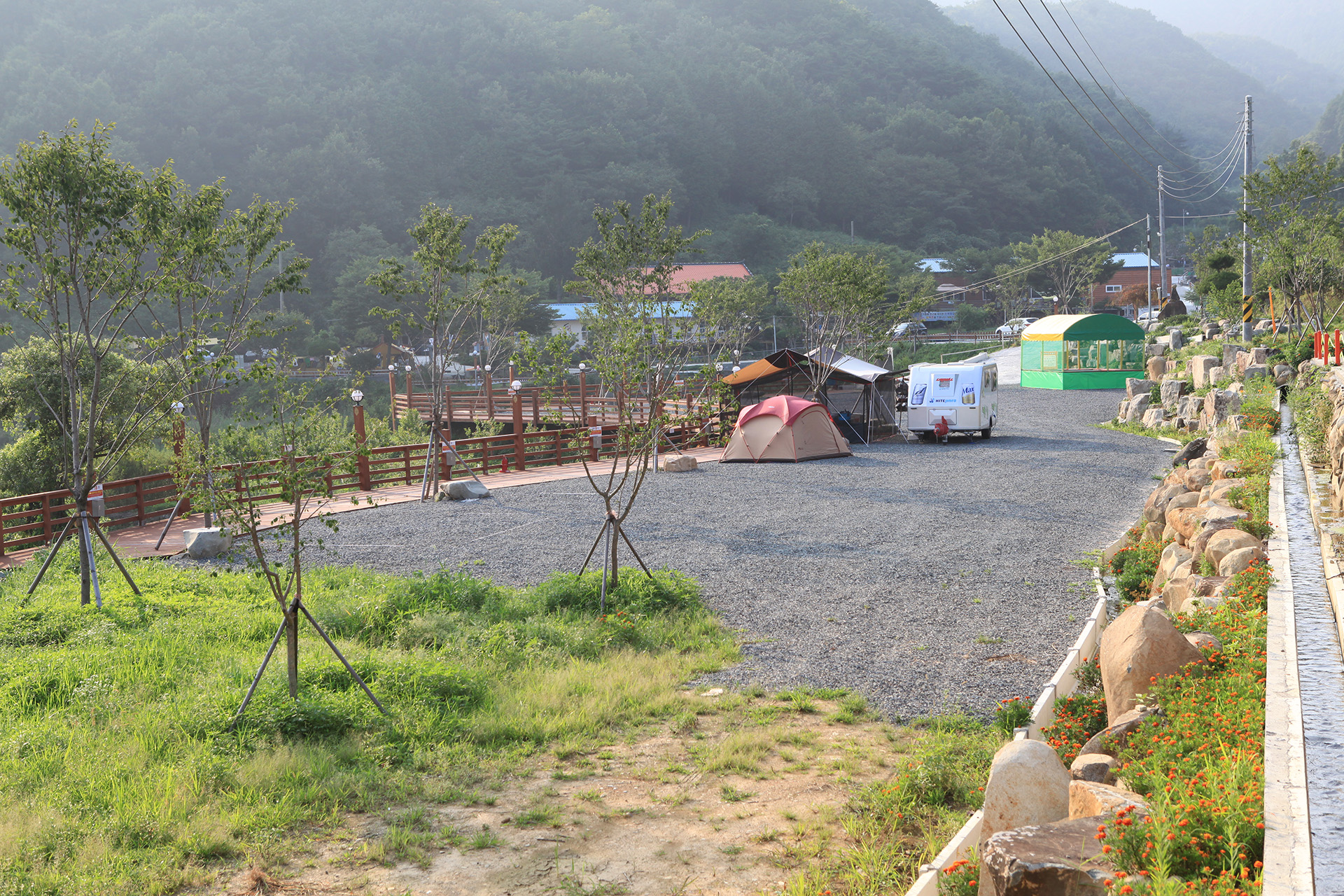 진북편백골관광농원 캠핑장